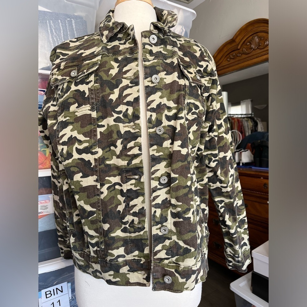 Camo Denim Jacket